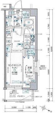 デュオステージ中野の間取り画像