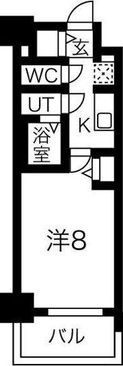 メイクス高岳の間取り画像