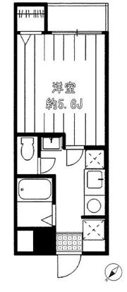ユーコート中野の間取り画像