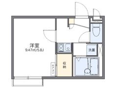 レオパレスサンウィステリアの間取り画像