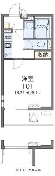 クレイノコナ ヴィレッジⅡの間取り画像