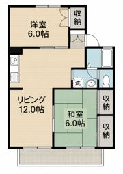 セジュールコバエA棟の間取り画像