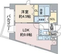Reveler Osuの間取り画像