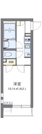 クレイノグランディールDの間取り画像