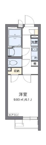クレイノグランディールDの間取り画像