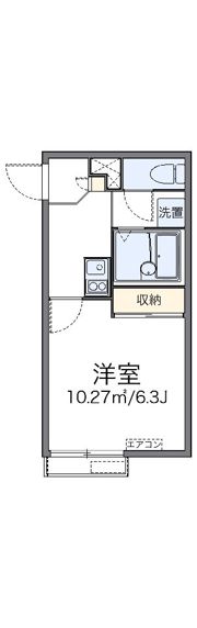 レオパレスサンピラー八幡の間取り画像