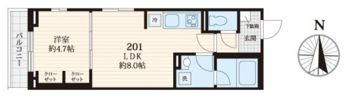 マンションエル荻窪の間取り画像