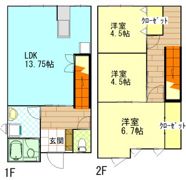 コートモデリアの間取り画像