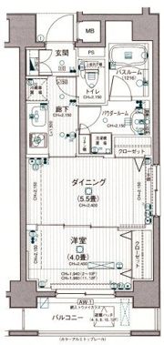 日神デュオステージ浅草橋の間取り画像