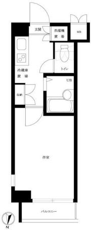 ルーブル中野新橋の間取り画像