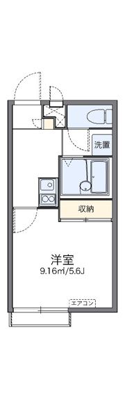 レオパレスラッキーサン横浜の間取り画像
