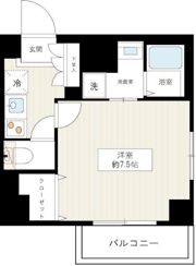 LEXE矢口渡の間取り画像