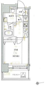 ベルシード大島の間取り画像