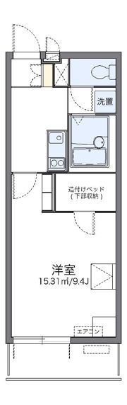 レオパレスMINAMIⅢの間取り画像