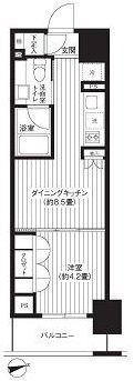 レジディア新御徒町の間取り画像