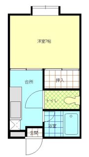 ヴィラージュuわかばの間取り画像
