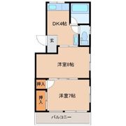 シティハイツ三重野の間取り画像