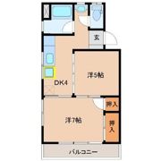 シティハイツ三重野の間取り画像