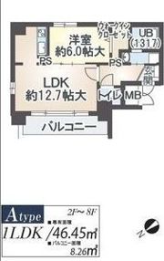 タカマツレジデンス鶴舞公園の間取り画像