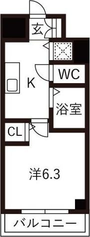プレサンス金山グリーンパークスの間取り画像