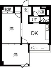 第7スカイパレスの間取り画像