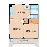 SoleilⅡ(ソレイユツー)の間取り画像