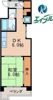丸の内カジウラマンションの間取り画像