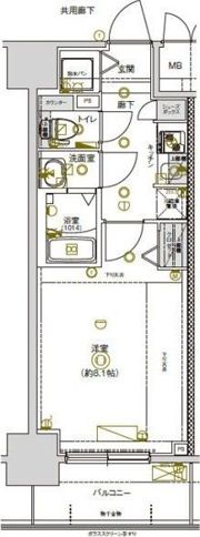 CREST TAPP新栄の間取り画像