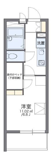 レオパレスSの間取り画像
