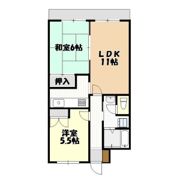 パレス扇の間取り画像