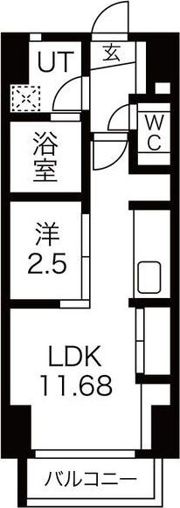 AREX丸の内IIの間取り画像