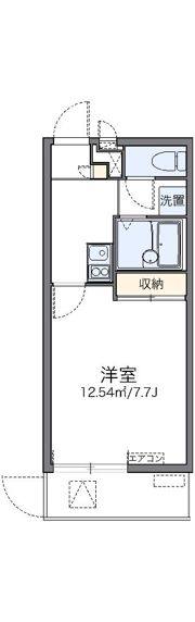 レオパレス拓亀島の間取り画像