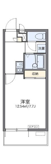 レオパレス拓亀島の間取り画像