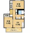 パルモ B棟の間取り画像