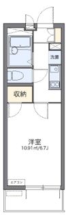 レオパレスエトワール則武の間取り画像