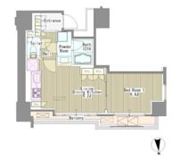 White Tower Hamamatsuchoの間取り画像