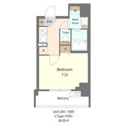 S－RESIDENCE新宿早稲田avelisの間取り画像