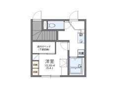 レオパレスプラド岩塚の間取り画像