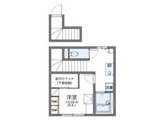 レオパレスプラド岩塚の間取り画像