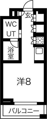 白川公園パークマンションの間取り画像
