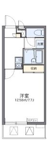 レオパレスインサイド中村の間取り画像