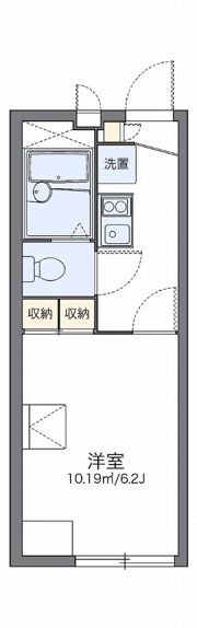 レオパレスKの間取り画像