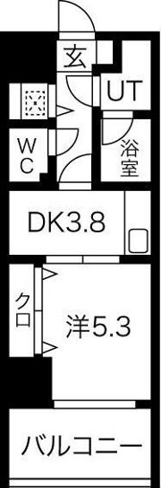 さくらHills NISHIKI Platinum Residenceの間取り画像