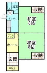 日の出町1丁目貸家の間取り画像
