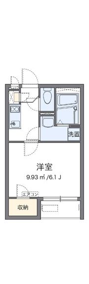 クレイノボンヌシャンス中村の間取り画像