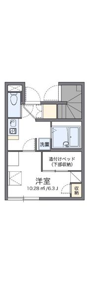 レオパレスJの間取り画像