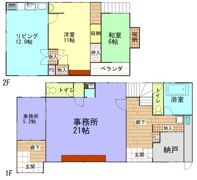 神明町貸家の間取り画像