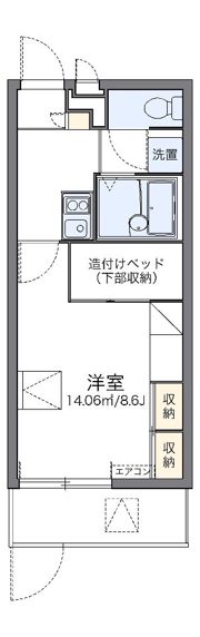 レオパレスライフワンの間取り画像