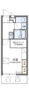 レオパレスライフワンの間取り画像