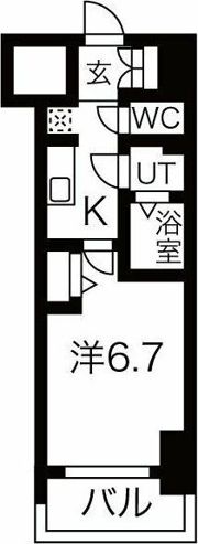メイクス鶴舞Ⅱの間取り画像
